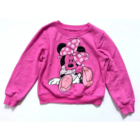 Disney Junior Minnie Mouse Pink Graphic Sweatshirt – Size 6X - Picture 3 of 7